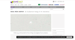 Desktop Screenshot of famefact.com
