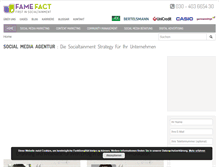 Tablet Screenshot of famefact.com